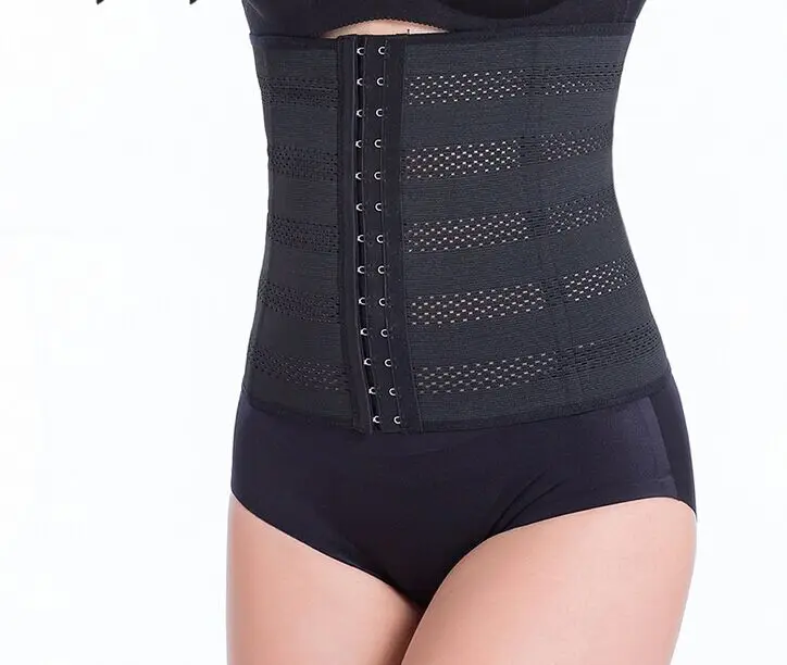 Breathable tummy girdle belt sports body shaper waist trainer control corset