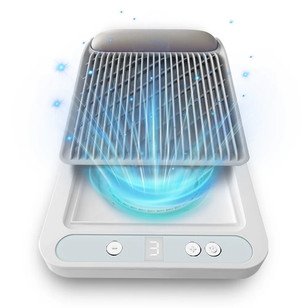 Jimdoa 808 Model Professional Nail  Dust Extractors Cleaner Tool Nail Dust Collector Vaccum For Nail Salon