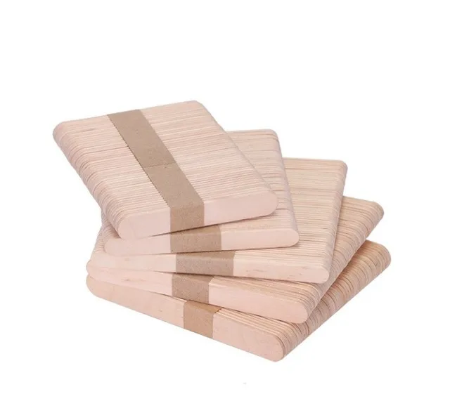 wholesale factory high quality Wooden Lolly Sticks Popsicle color Stick Crafts for Kids