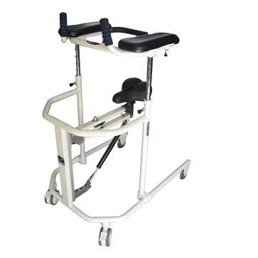 Gait physiotherapy device  adjustable pneumatic lifting walker aid rehab trainer with the seat