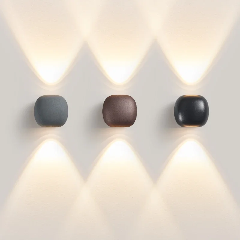 Modern Dimmable Wall Lamp for Living Room Bedroom Corridor Study Stairs Waterproof Background Wall Light Bedside Bathtub Pillows