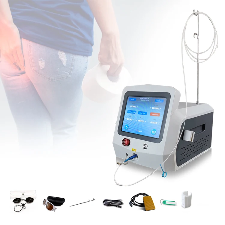 2023 New Products Latest Technology Diode Laser Dual 980nm 1470nm  External Hemorrhoids Removal Surgery Machine price/cost