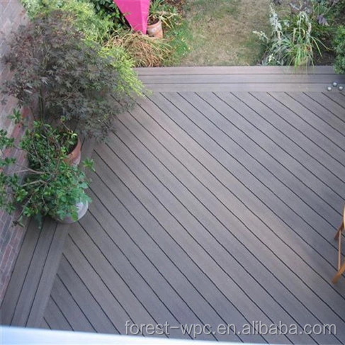 High Quality Villa Design Outdoor Wpc Decking solid wood flooring solid wpc floor