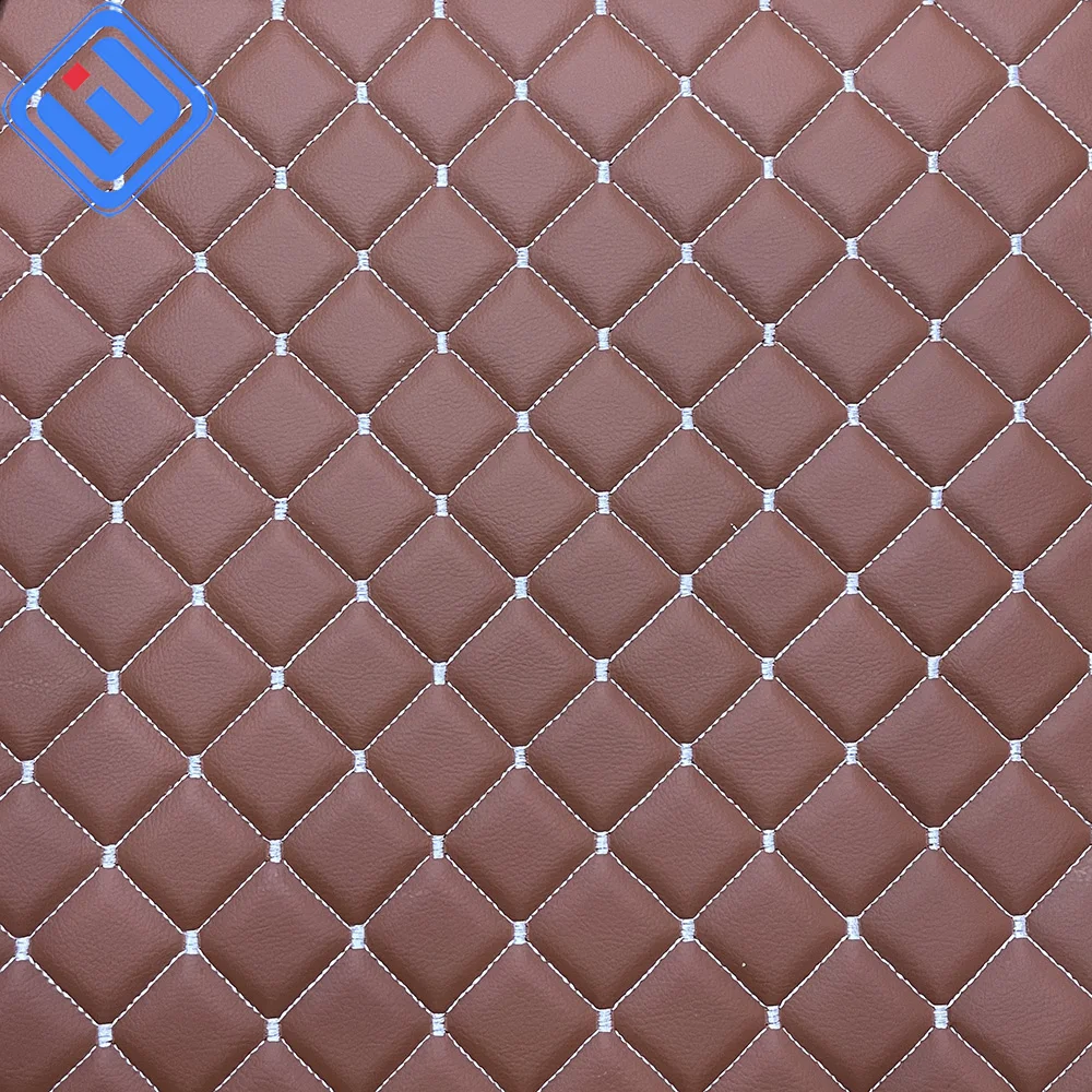 Hot Sale Pvc Embroidery Leather For Car Mats Universal Pvc Car Mats Car Floor Carpets Mat