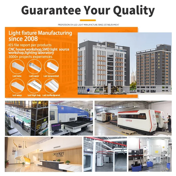 Ceiling aluminum linear  LED Hanging Lamp simple chandelier modern chandelier for gym