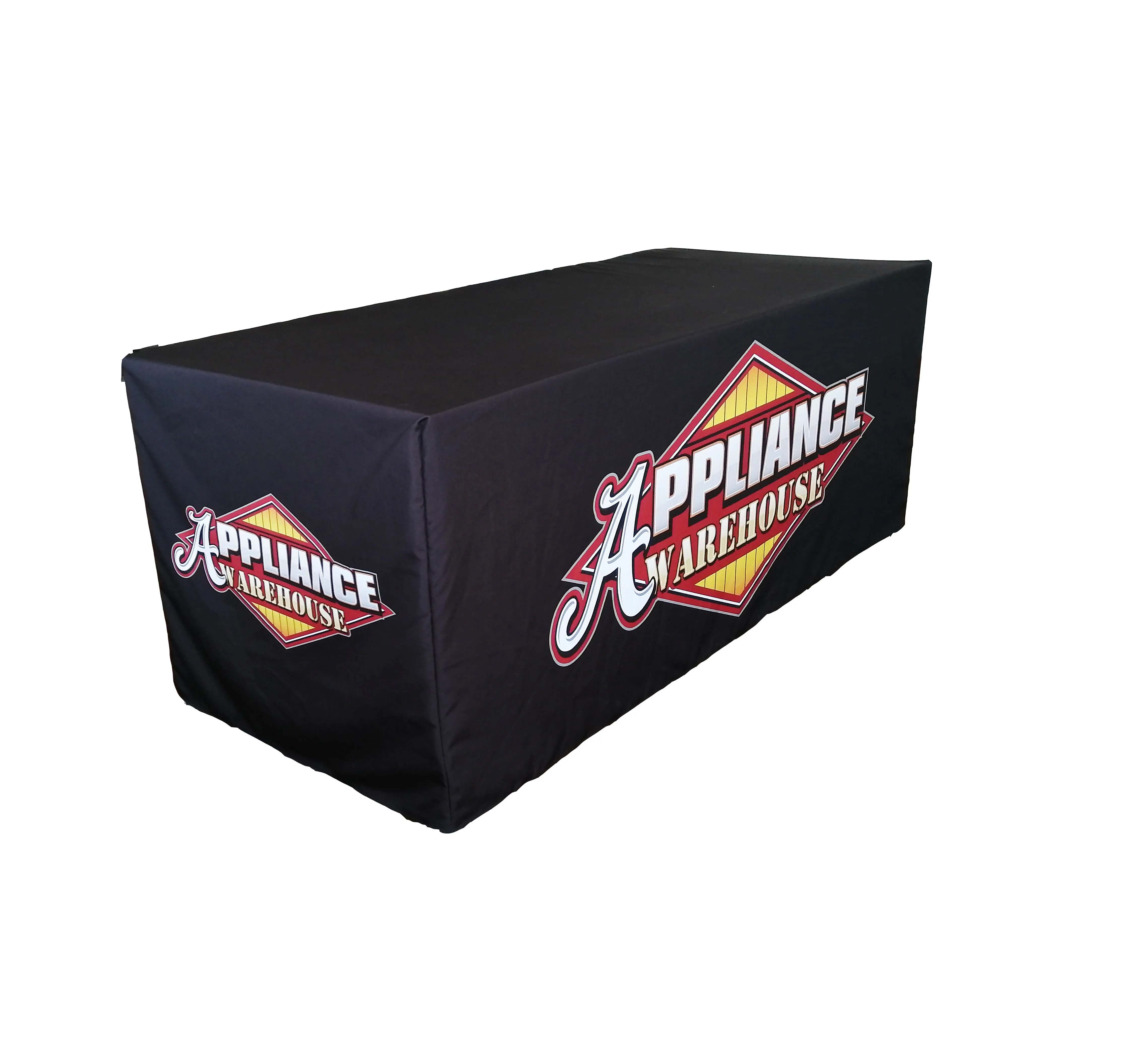 6Ft и 8Ft изготовленным на заказ логосом приталенный покрытие стола торговой выставки скатерть покрытие стола для выставки реклама для промышленных выставок