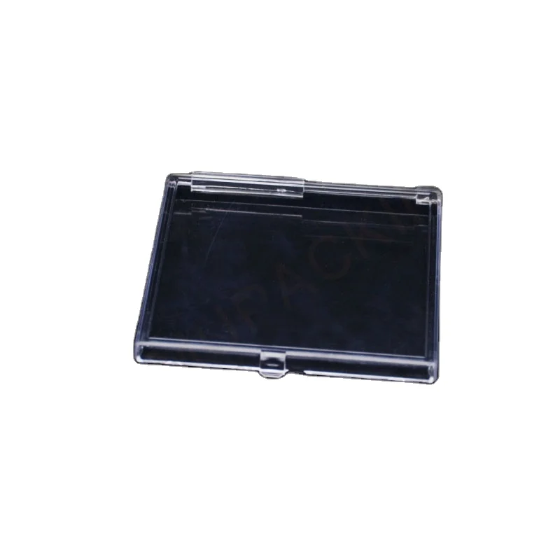 Small Acrylic clear Hard Display Plastic case Coin Holder Box