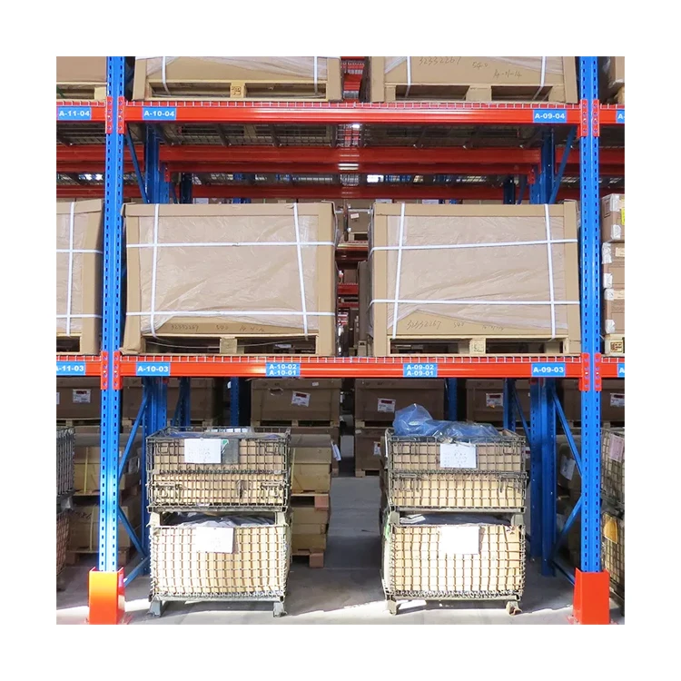 Industrial Warehouse Heavy Duty Teardrop Pallet Shelf Drill Storage Rack adjustable shelving unit