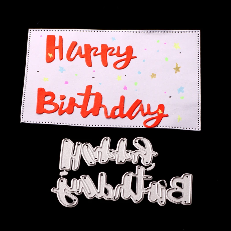 AAGU Hello Greeting Metal Carbon Steel Dies Cut Dies Embossing Stencils Scrapbooking Album Decoration Paper Craft Die Cut Dies