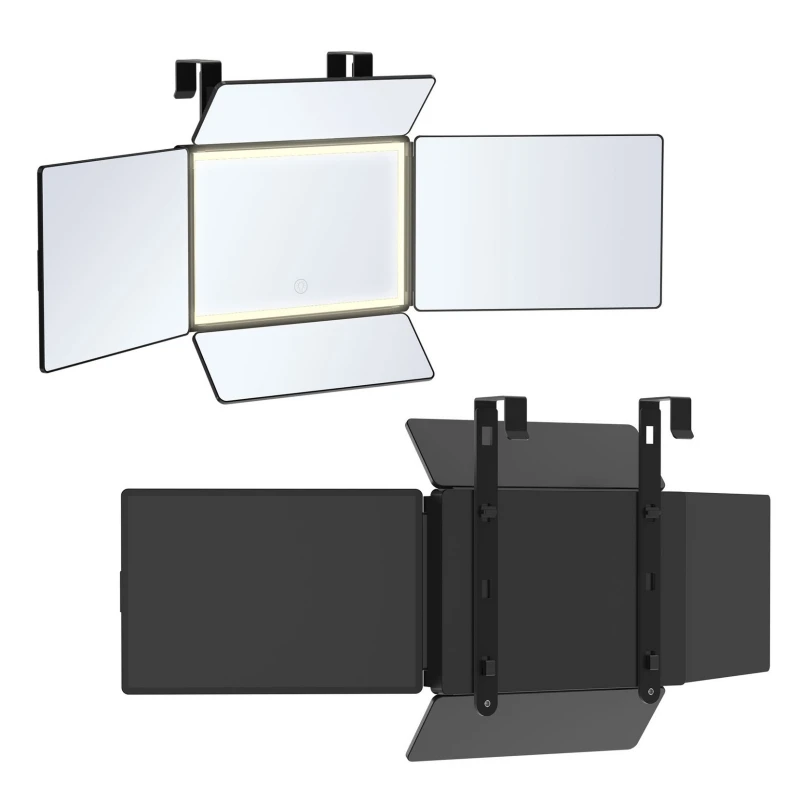 Hot Sale 3 Way Mirror Folding 360 Degree Rotation Barber Self Cutting Mirror Suitable Shaving and Shaping Tool for Man/women