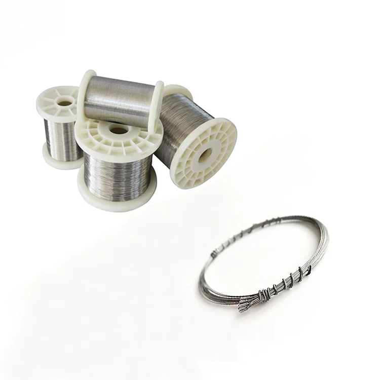 Customized electronic component 01mm rhenium bright surface tungsten spring wire