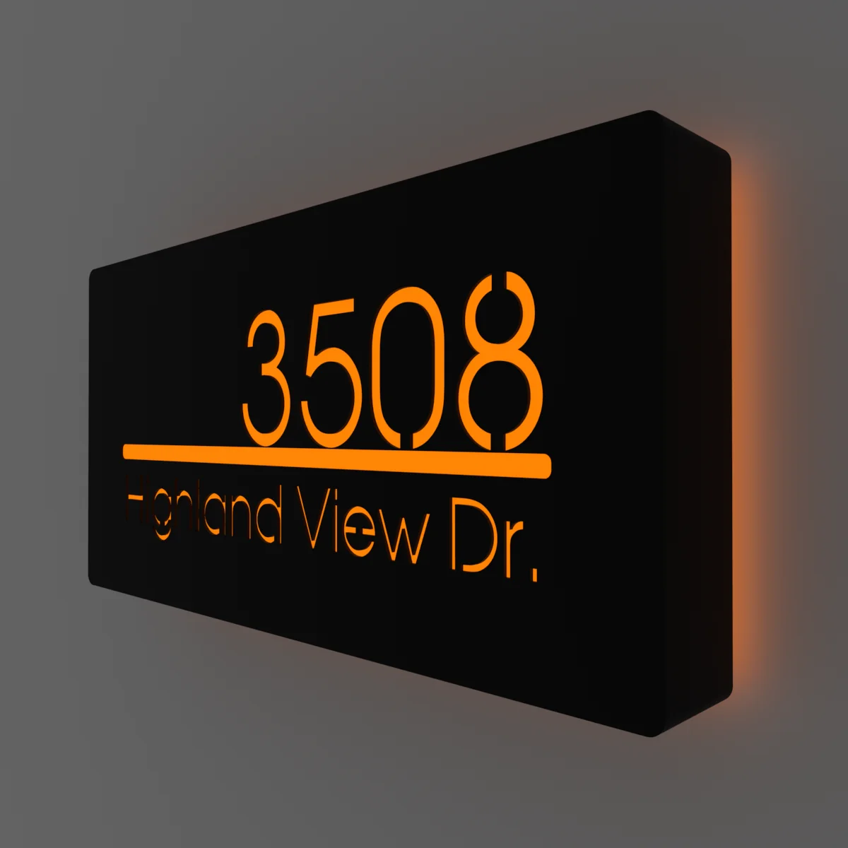 Advertising Light Boxes Acrylic Facade Lighting Radiant Led Letter Sign Stainless Steel Halo Lit Logo For Studio Office