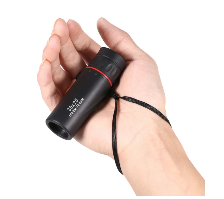 Outdoor Black Pocket Type 30X25  Mini Monocular Telescope