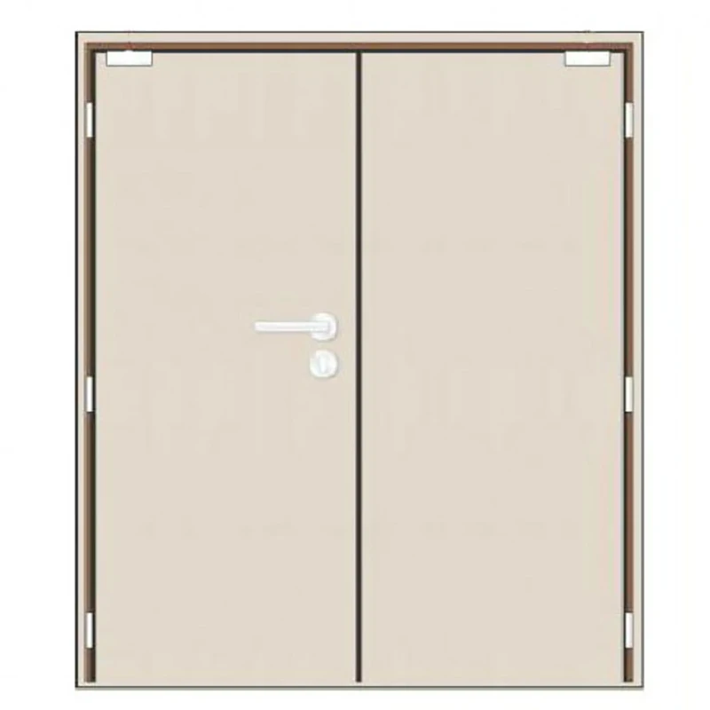 Металлическая рама кованая стальная стеклянная огнестойкая деревянная дверь огнестойкие двери для отелей Стекловолоконная огнестойкая дверь