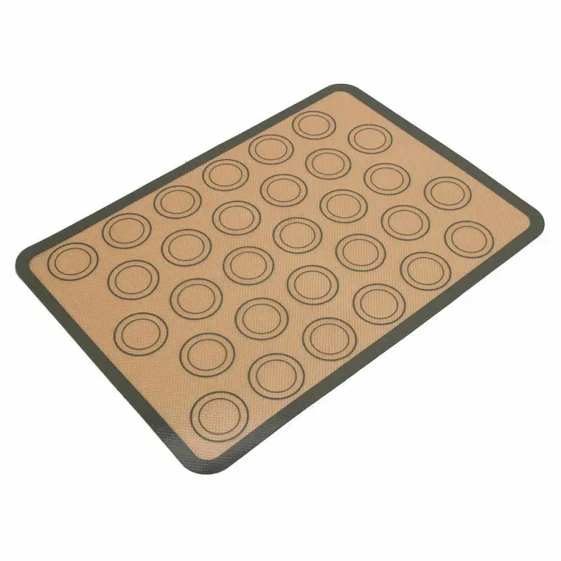Factory direct supply kitchen pastry mat non-stick macaron silicone baking