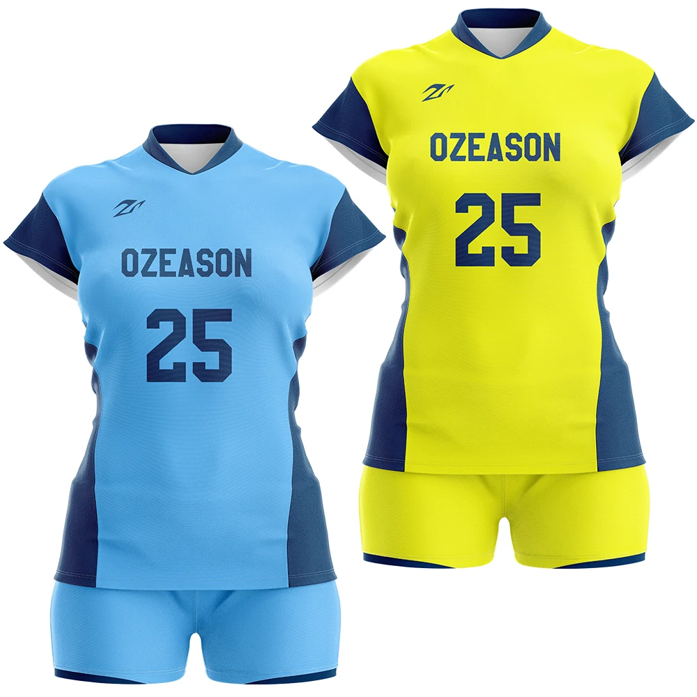 New design print volleyball jersey set custom quick dry breathable beach volleyball uniforms