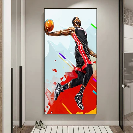 Большой баскетбольный игрок Kobe футбол звезда настенные картины и постеры для домашнего декора мальчиков комната украшение