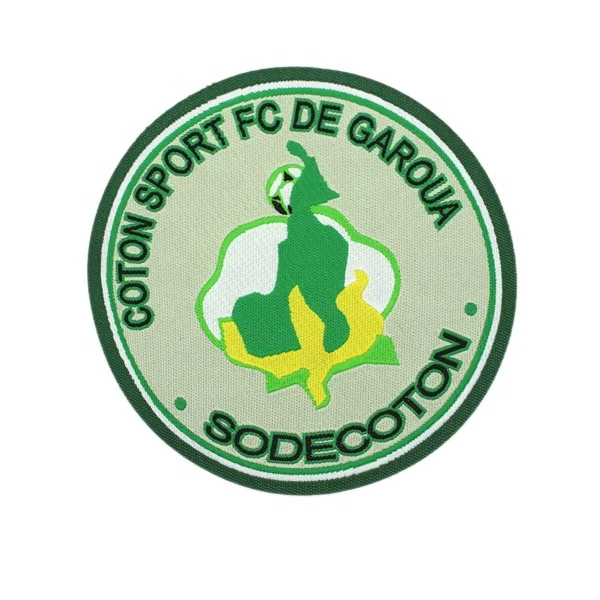 Custom Team Clothing Iron on Backing fabric badge Club logo patch