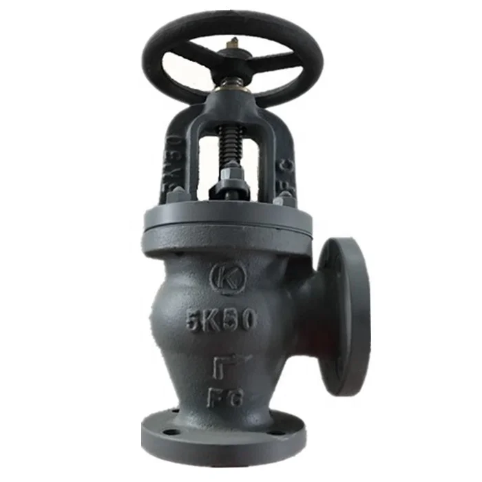 Cast Iron JIS Marine Angle Valve F7354 5K 50A 65A