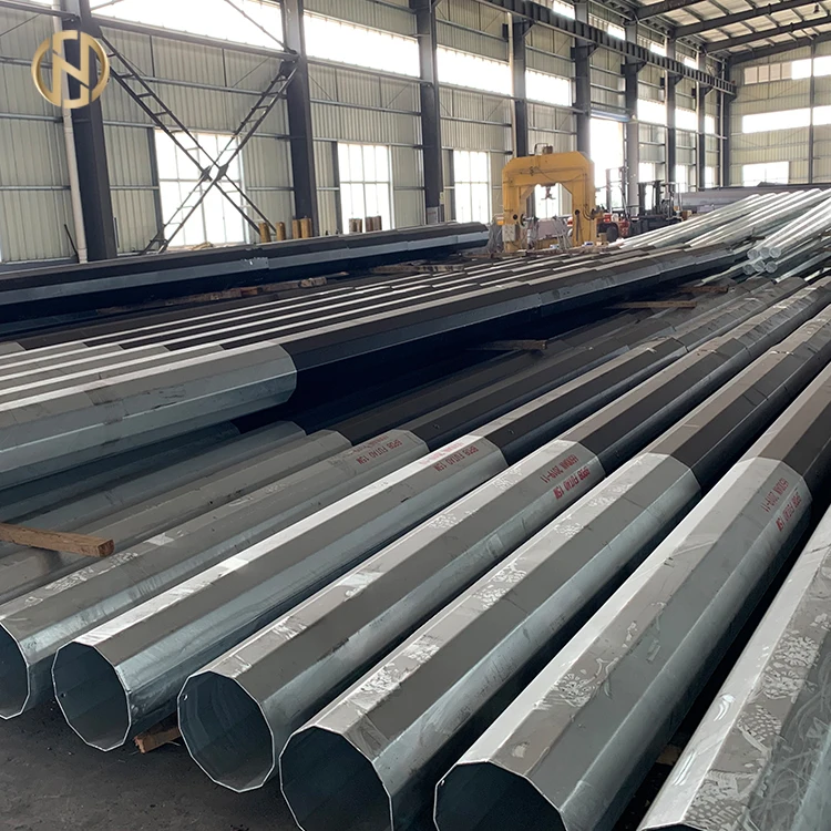 High Quality Galvanized Gsm Antenna Communication Monopole Tower