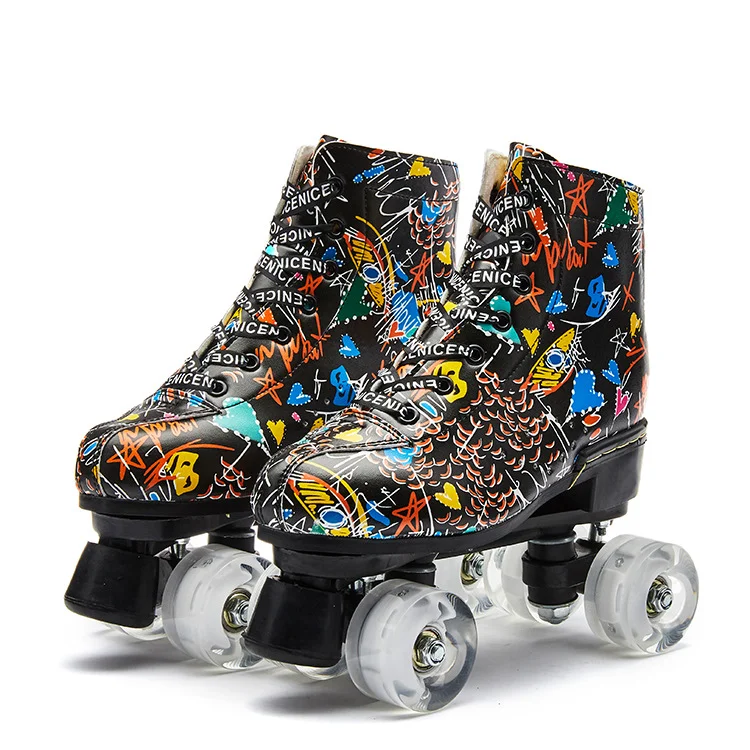 High Quality 4 Wheels Professional Quad Roller Skate For Rink To Rental