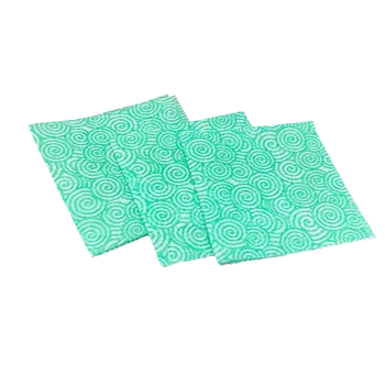 Blue Auspicious Pattern Wet Cloth Spunbond Nonwoven Napkin Viscose Polypropylene Pet Products Absorbent and Biodegradable