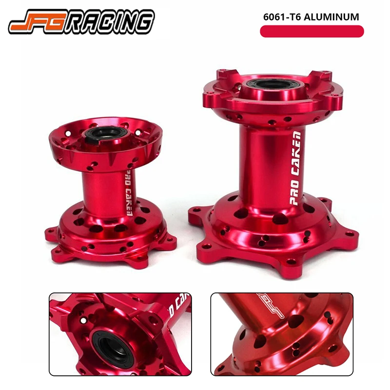 JFG CNC Machined Aluminum Anodized Surface Front Rear Motocross Wheel Hub For Honda