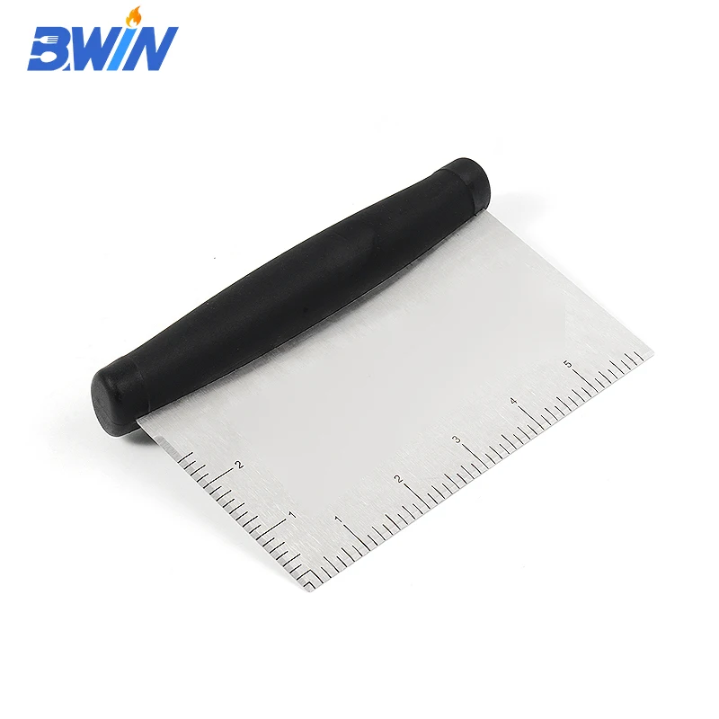 Black Handle Stainless Steel Dough Cutter