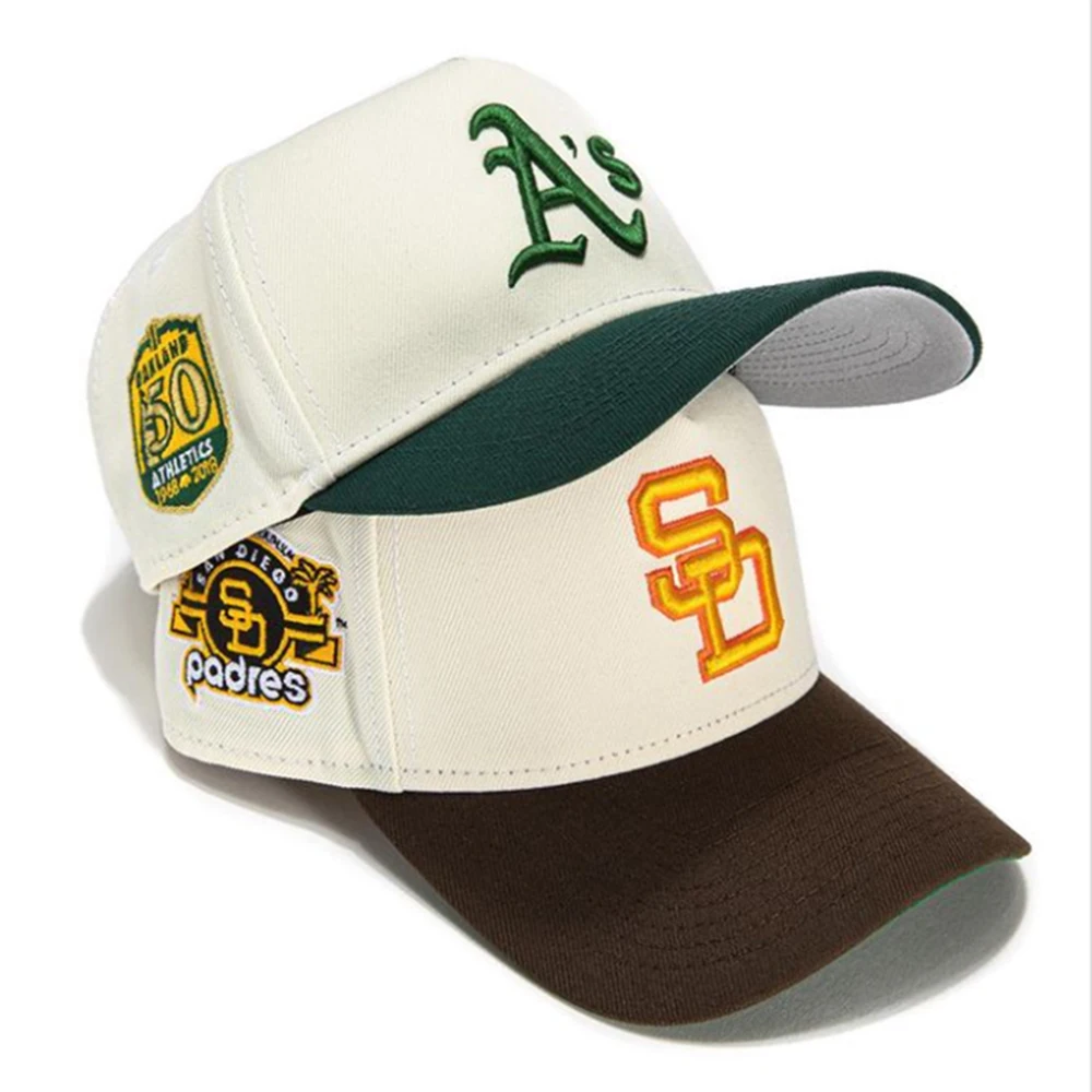 3D embroidered logo adjustable cotton sports hat red color unisex 6 panel snapback 5 panel custom baseball caps