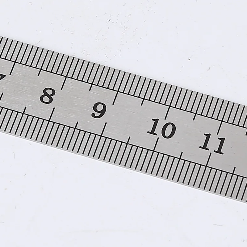 OEM Logo Stainless Steel Ruler, High Quality Metal Scale Ruler With Metric & Inch Scale