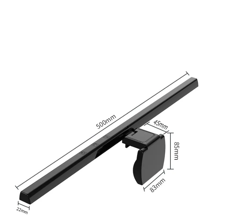 Laptop led smart eye protection clip lamp office reading computer monitor screen hanging lamp