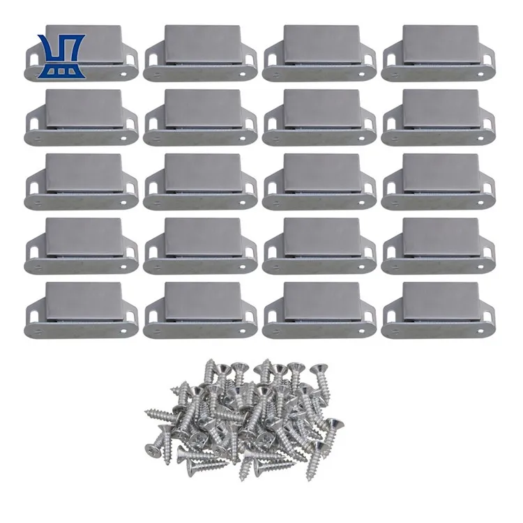 BQLZR, бесплатная доставка, 20 шт., Магнитные защелки для дверей шкафов, из нержавеющей стали, магниты для дверей шкафов, защелка для ящиков