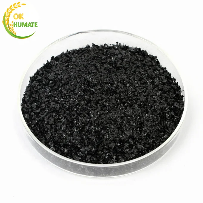 X-humate  65%HA Big flake Potassium humate manufacturer
