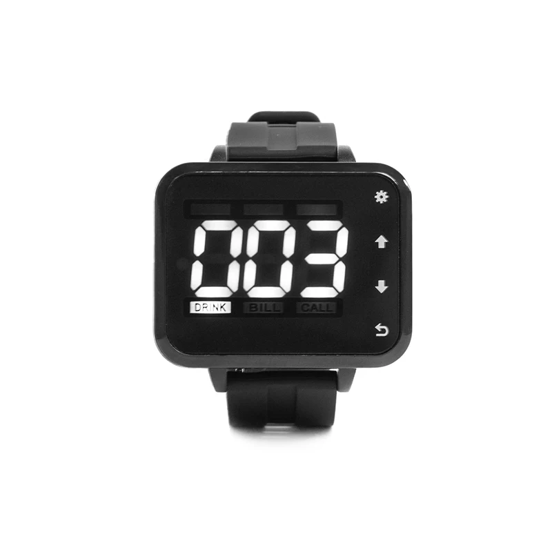 Беспроводная система вызова официанта пейджера для обслуживания ресторана гостевой пейджер часы-приемник + 4