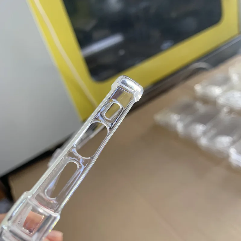 1.5 mm thickness Clear Soft TPU corner bumper transparent shockproof phone case for Samsung S22