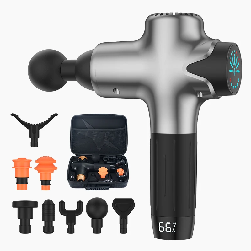 2021 New Generation 60W Mini Massage Gun Wireless Body Relax Muscle Vibration Massage Gun Vibrator Massage Vaginal