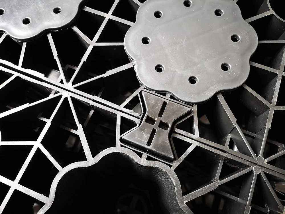 NEW Hot 60Train bloc lorry bearing poly storm  modular cells detention systems underground rainwater havesting infiltration tank