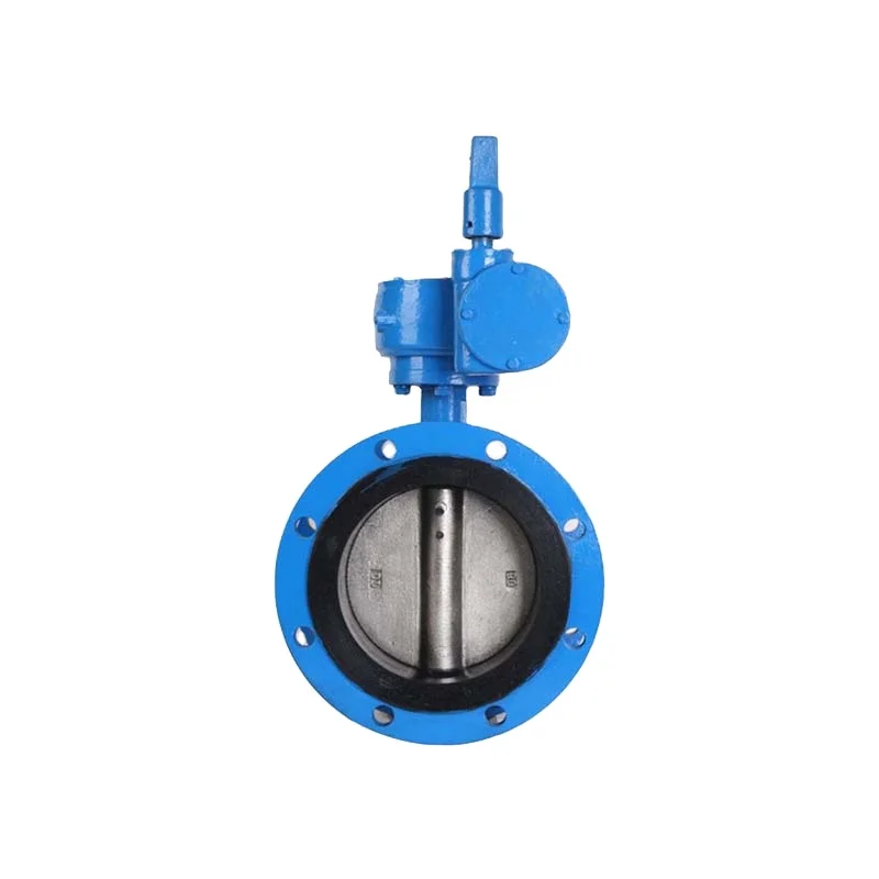 Underground pipe network flange butterfly valve