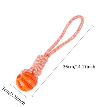 Dog Pet Rubber Toy Ball Knot Tooth Cleaning Ball Border Collie Golden Hair Bite Resistant Ball Toys For Dogs Wholesale