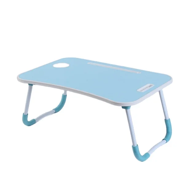 Chinese Manufacturer  Bed Laptop Desk with Folding Legs Eating Serving Laptop Computer Mdf Table Tray for Bedroom
