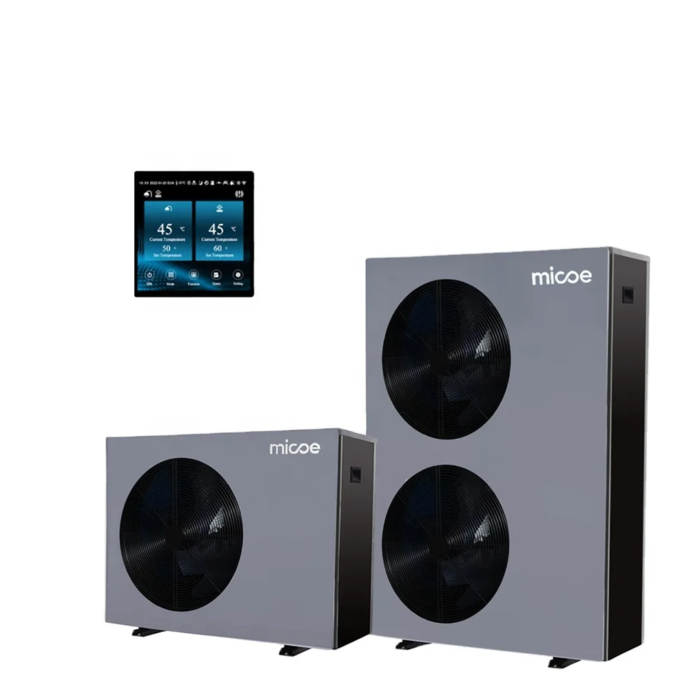 Micoe clean gas R290 air to water dc inverter monoblock A+++ heating cooling hot water heat pumps CE Keymark Germany Poland