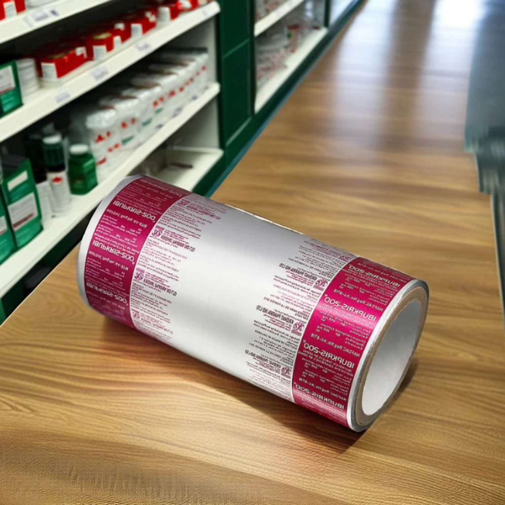 JEREL Custom Printed PTP Hard & Soft Temper 8011 Aluminum Foil Rolls Pharmaceutical Grade Pill Blister Packs Roll Coated