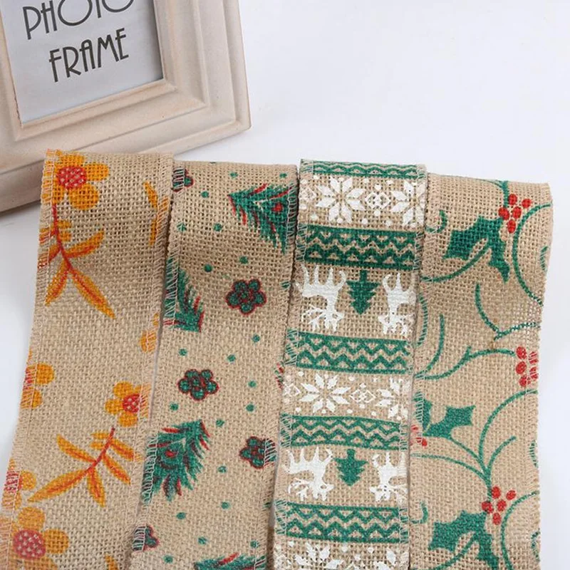 
Printed Jute Hessian Fabric Burlap Rolls 