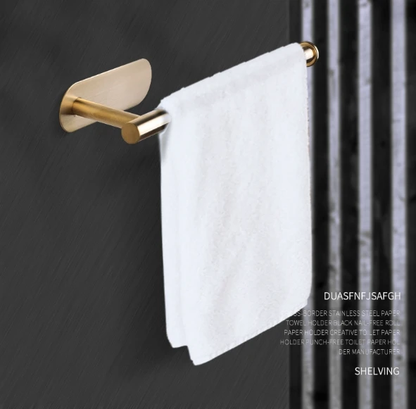 Luxury Paper Towel Holder Gold Tissue Paper Roll Holders Kitchen Paper Plate 27cm