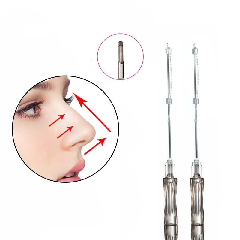 
Korea Pcl 19g 60mm L Type Needle Nose Thread For Nose-tip Lifting 