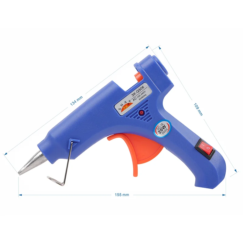 China manufacturer electric power tool 20w DIY tools industrial hot melt silicone glue gun