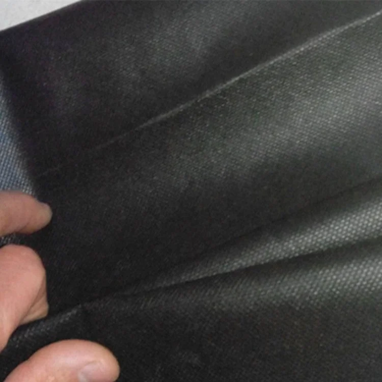 Black Control Anti-grass Ground Cover In Roll Weed Mat For Garden Greenhouse