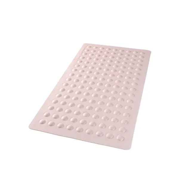 Aspire hroom Bathtub Mat with Suction Cups Embossed Bathroom  Coral Fleece Non-slip Carpet In Bathtub Floor Rug Shower Room