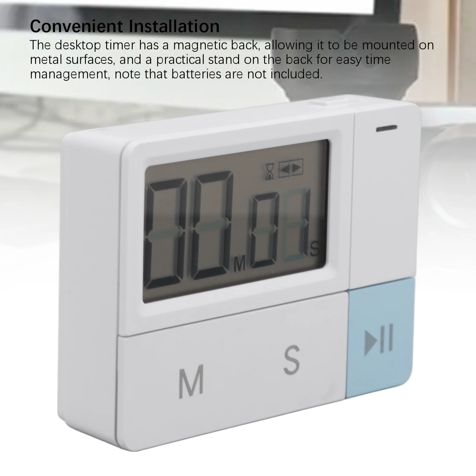 LCD Large Display Countdown Timer Visual Study Timer for Kids Convenience Cooking Kitchen digital alarm clock Timer
