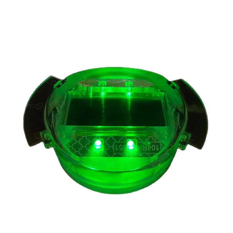 Led polycarbonate solar road stud flashing safety road stud solar Marker  pavement marker